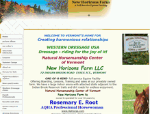 Tablet Screenshot of newhorizonsvt.com